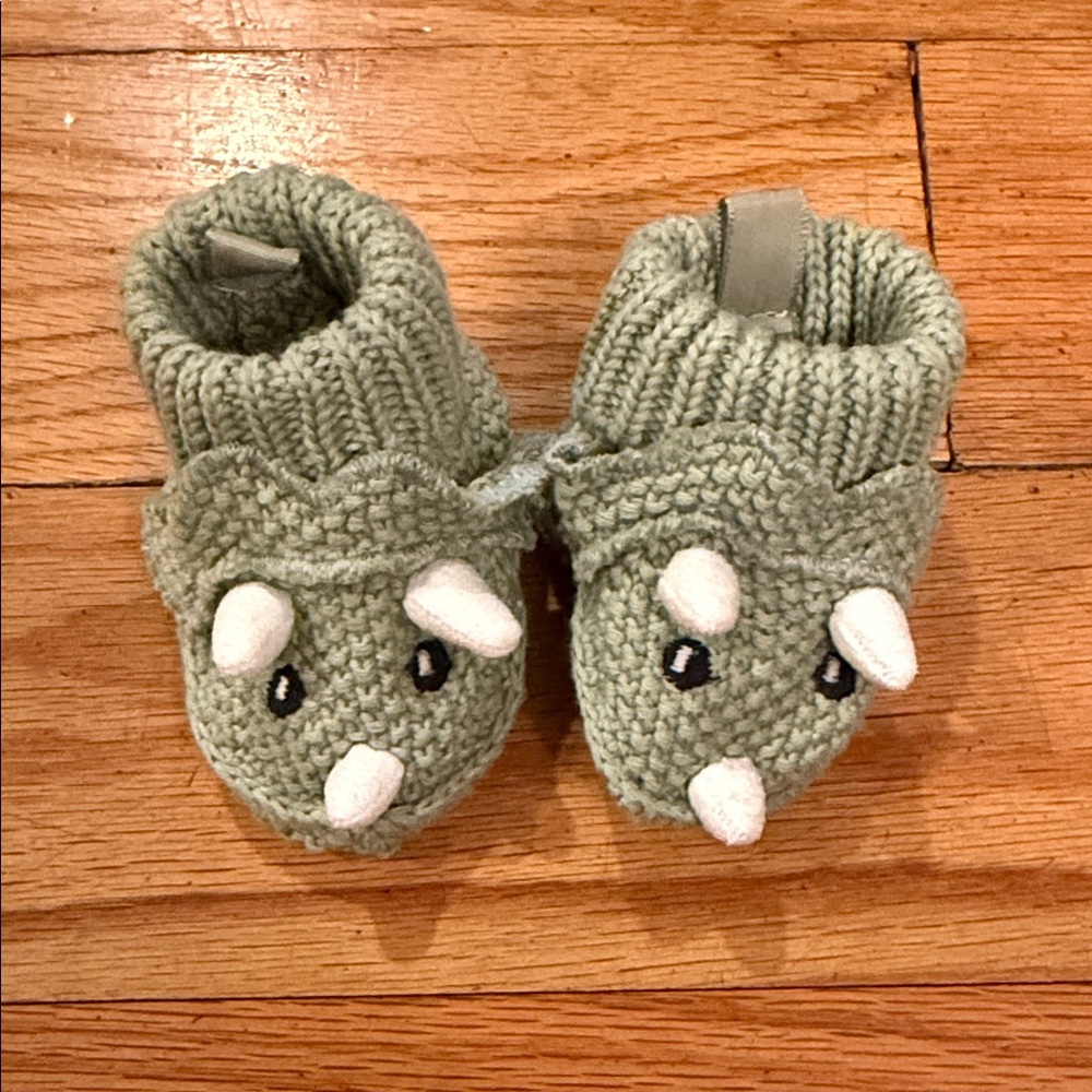 Adorable Dinosaur Baby Booties